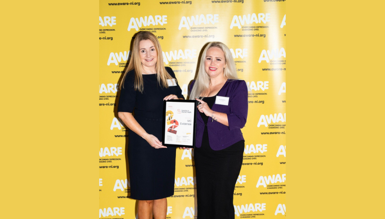 Northern Ireland practices honoured by mental health charity AWARE